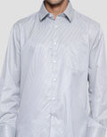 Cole CVC Dobby Stripe Kemeja Pria