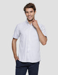 Stanley Adams Slim Texture Dobby Cvc Men's Short Sleeve Shirt
