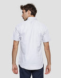 Stanley Adams Slim Texture Dobby Cvc Men's Short Sleeve Shirt