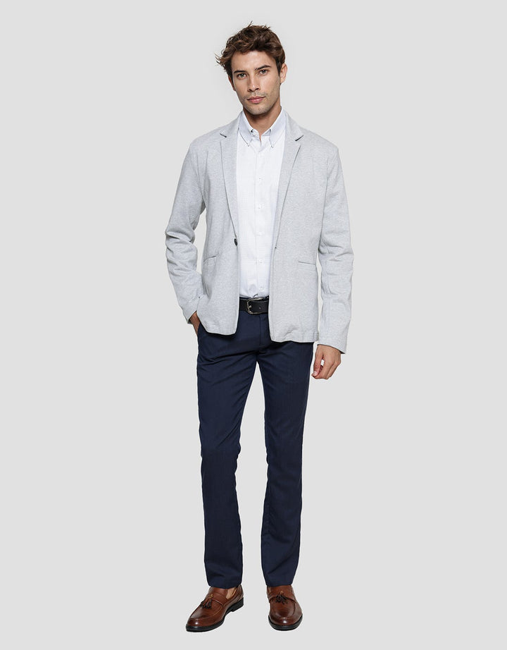 Stanley Adams Knit Double Pique Cvc Blazer Pria