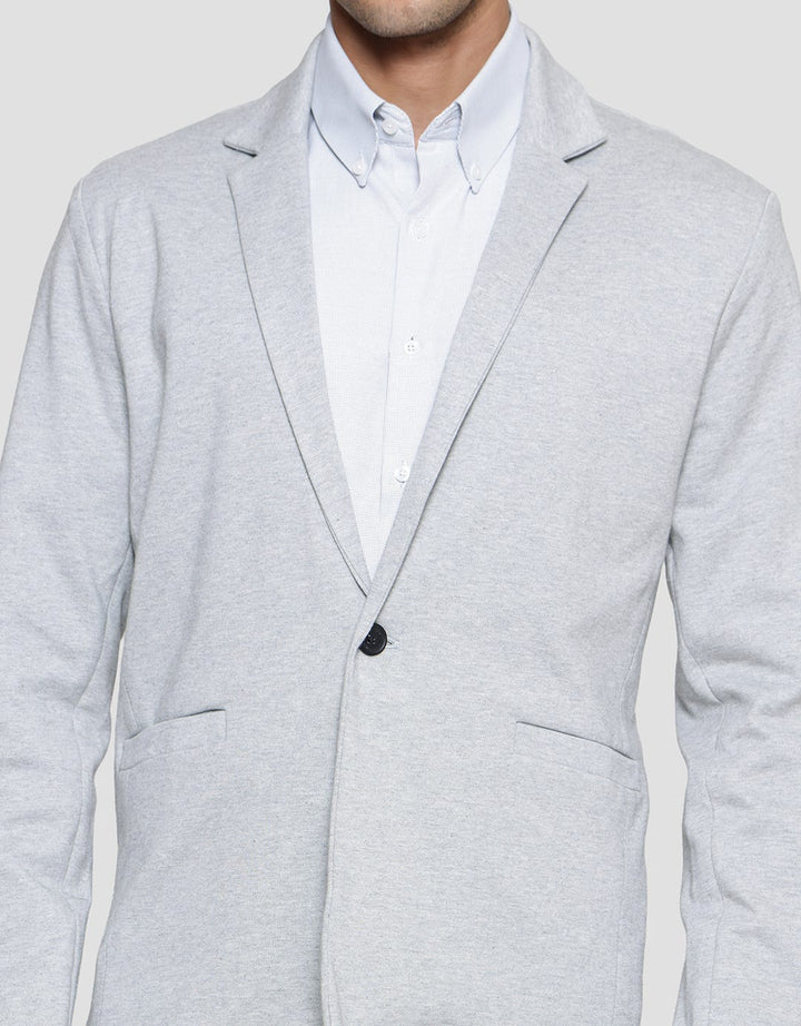 Stanley Adams Knit Double Pique Cvc Blazer Pria