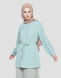 Annisa Texture Poly Basic A Line Rok Maxi Wanita