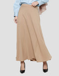 Annisa Texture Poly Basic A Line Rok Maxi Wanita
