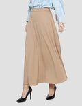Annisa Texture Poly Basic A Line Rok Maxi Wanita