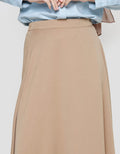 Annisa Texture Poly Basic A Line Rok Maxi Wanita