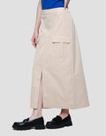 Nevada Cargo Nylon Taslan Wrinked Women's Midi Skirt
