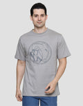 Marvel Iron Man Face Outline Kaos Lengan Pendek Pria