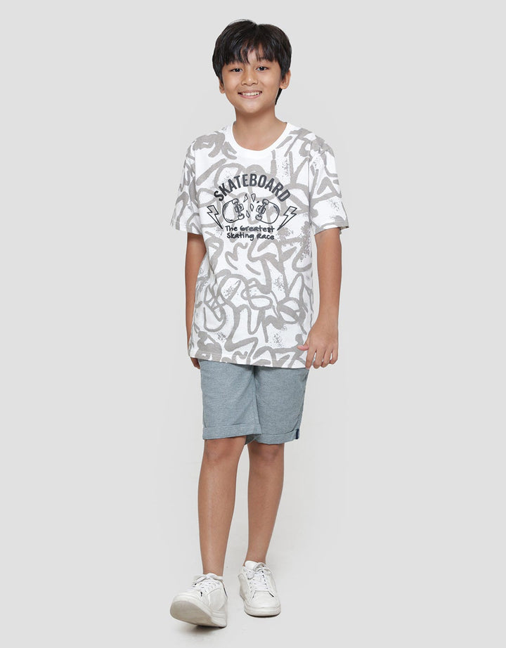 Aero Skate Board Kaos Lengan Pendek Anak Laki-Laki