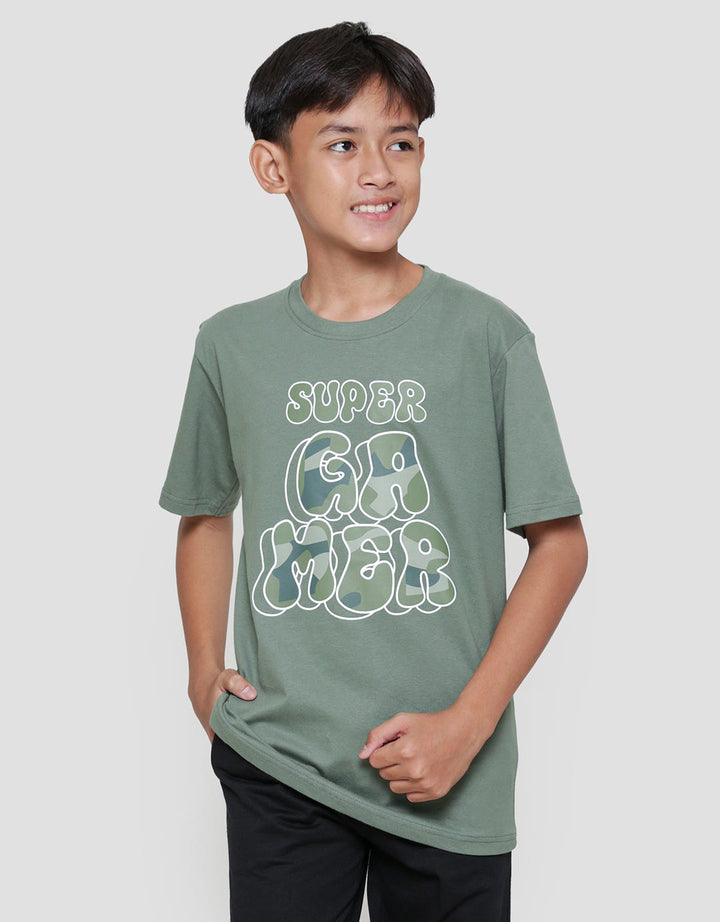 Aero Super Gamer Kaos Anak Laki-laki