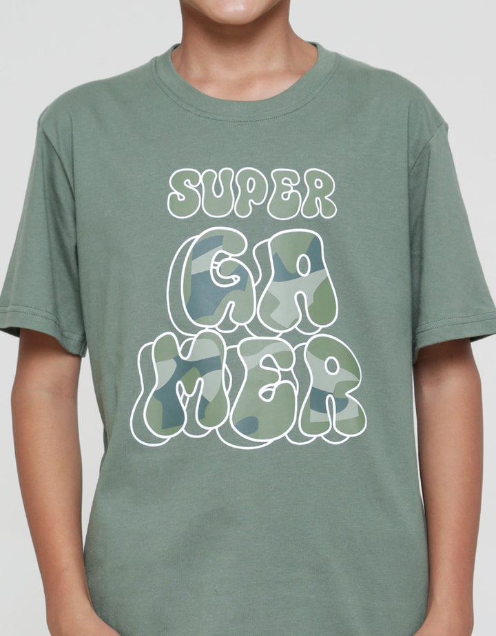 Aero Super Gamer Kaos Anak Laki-laki