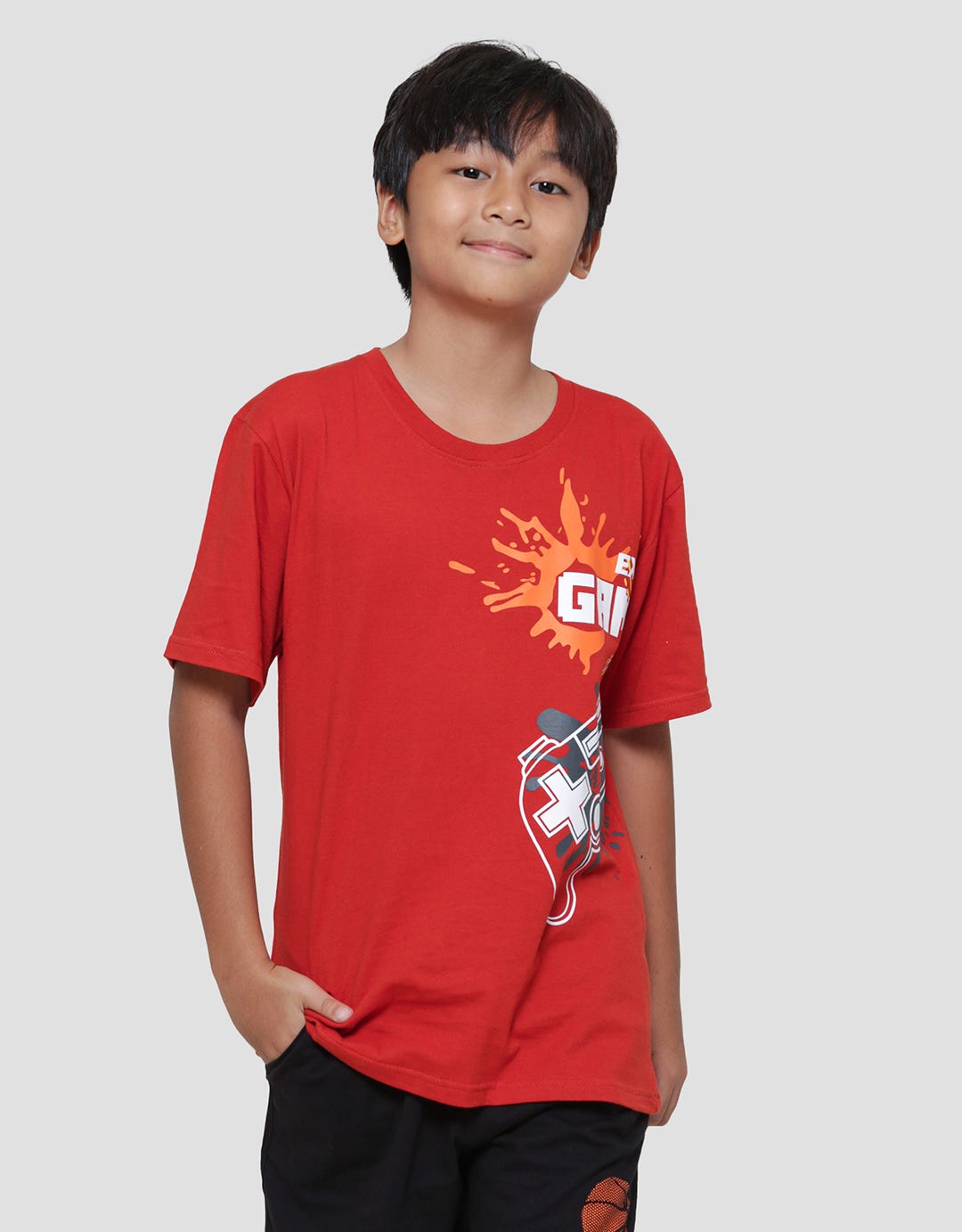 Aero Exp Gamer Kaos Lengan Pendek Anak Laki-laki