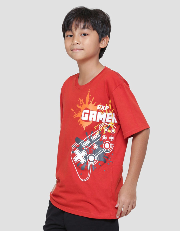 Aero Exp Gamer Kaos Lengan Pendek Anak Laki-laki