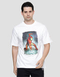 Marvel Iron Man Front Print Kaos Pria