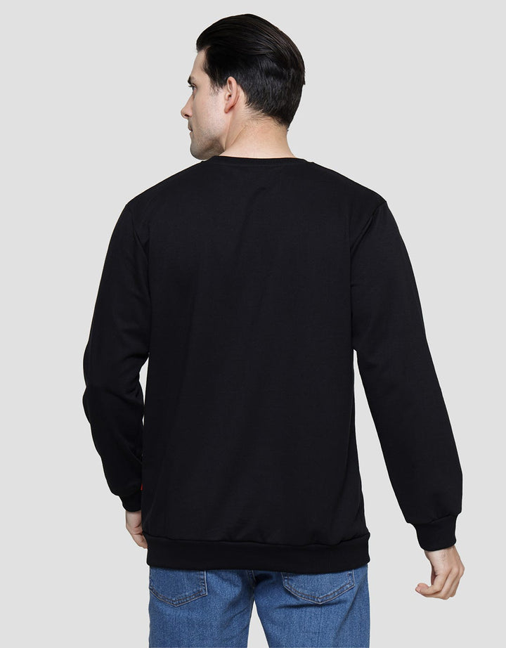 Marve Logo Puff Artpack Sweater Pria