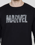 Marve Logo Puff Artpack Sweater Pria