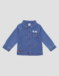 Pipiniko Dino Pockets Boys Long Sleeve Shirt