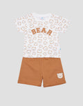 Pipiniko Bear Fp Baju One Set Anak Laki-Laki