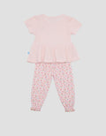 Pipiniko Ribbed Heart Girls Outfit Set W Leggings