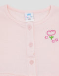 Pipiniko Ribbed Heart Girls Outfit Set W Leggings