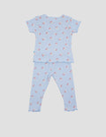 Pipiniko Flower Pakaian Set W Legging Anak Perempuan