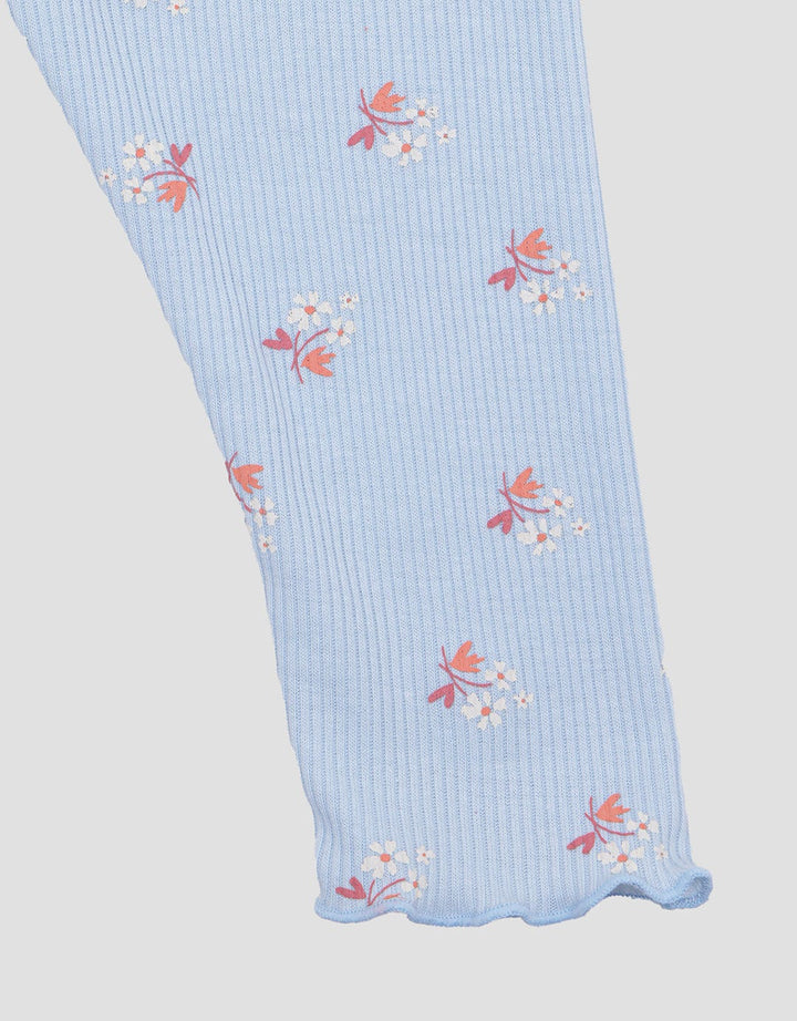 Pipiniko Flower Pakaian Set W Legging Anak Perempuan