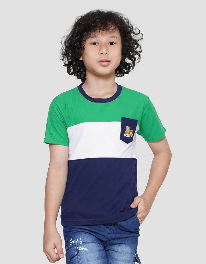 Little M Lacoste Embroidered Boys Short Sleeve T-Shirt