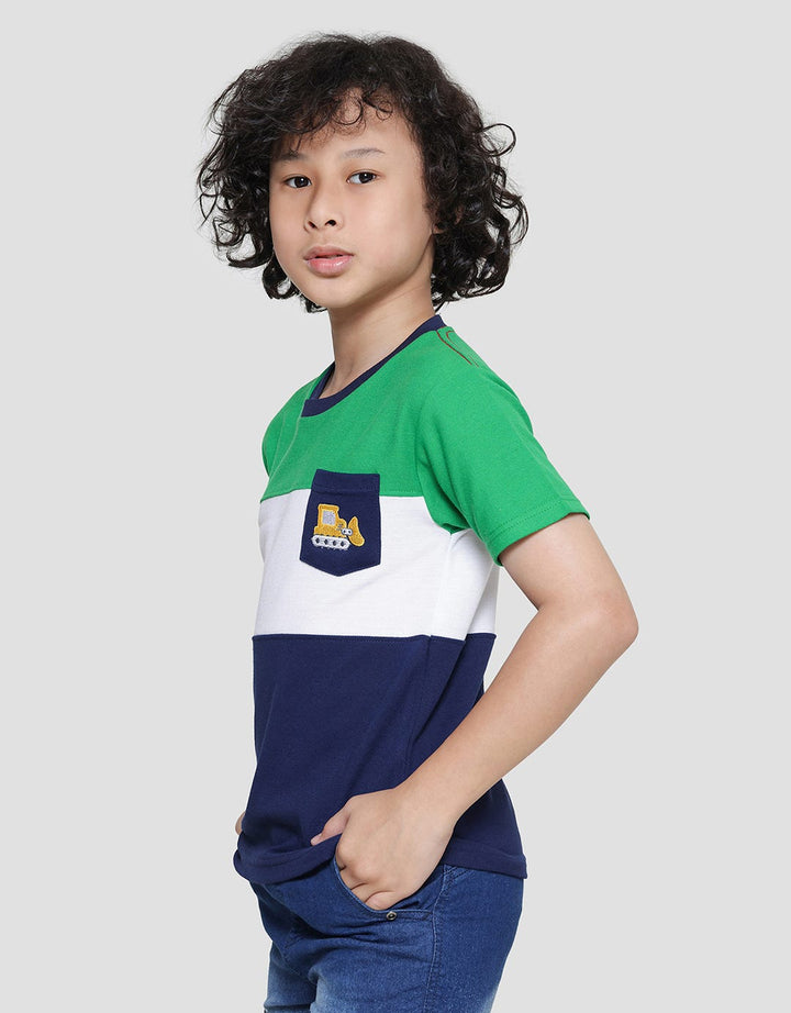 Little M Lacoste Embroidered Boys Short Sleeve T-Shirt
