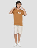 Nevada Stay Online Print Kaos Lengan Pendek Anak Laki-laki
