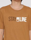 Nevada Stay Online Print Kaos Lengan Pendek Anak Laki-laki