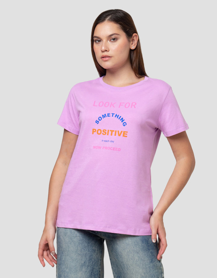 Cardinal Girl Print Look For Kaos Wanita