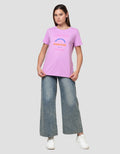 Cardinal Girl Print Look For Kaos Wanita