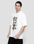 Nevada Terry Print Jap Word Casual Men's T-Shirt