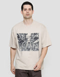 Nevada Baby Terry Print Kaos Oversize Pria