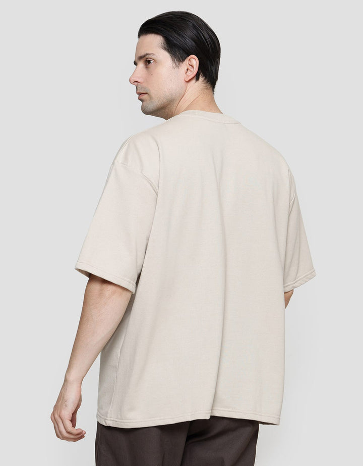 Nevada Baby Terry Print Kaos Oversize Pria