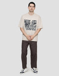 Nevada Baby Terry Print Kaos Oversize Pria
