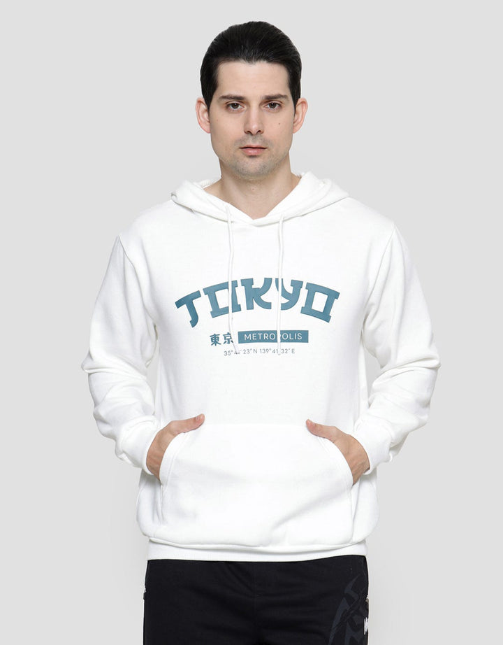 Nevada Wording Fleece Tokyo Sweater Pria