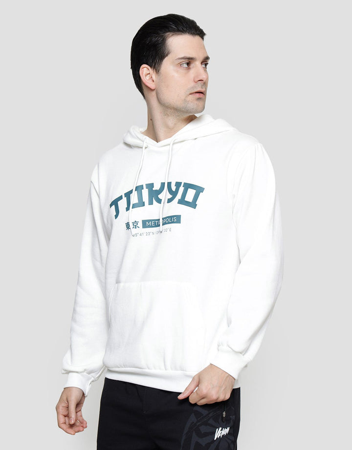 Nevada Wording Fleece Tokyo Sweater Pria