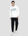 Nevada Wording Fleece Tokyo Sweater Pria