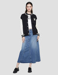 Nevada Varsity Solid Jaket Wanita