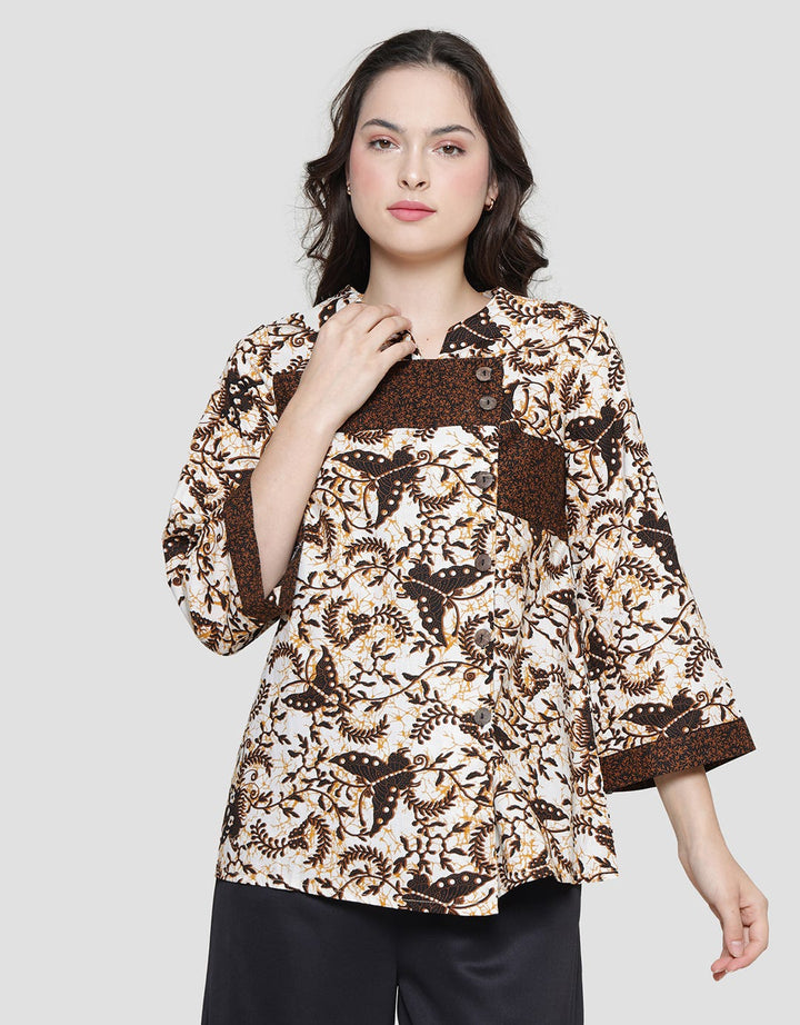 Arjuna Weda Butterfly Jogja Women's Batik Blouse