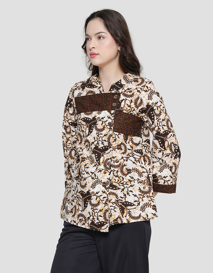 Arjuna Weda Butterfly Jogja Women's Batik Blouse