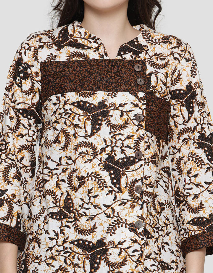 Arjuna Weda Butterfly Jogja Women's Batik Blouse