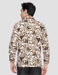 Arjuna Weda Body Fit Batik Kupu Jogja Kemeja Batik Pria