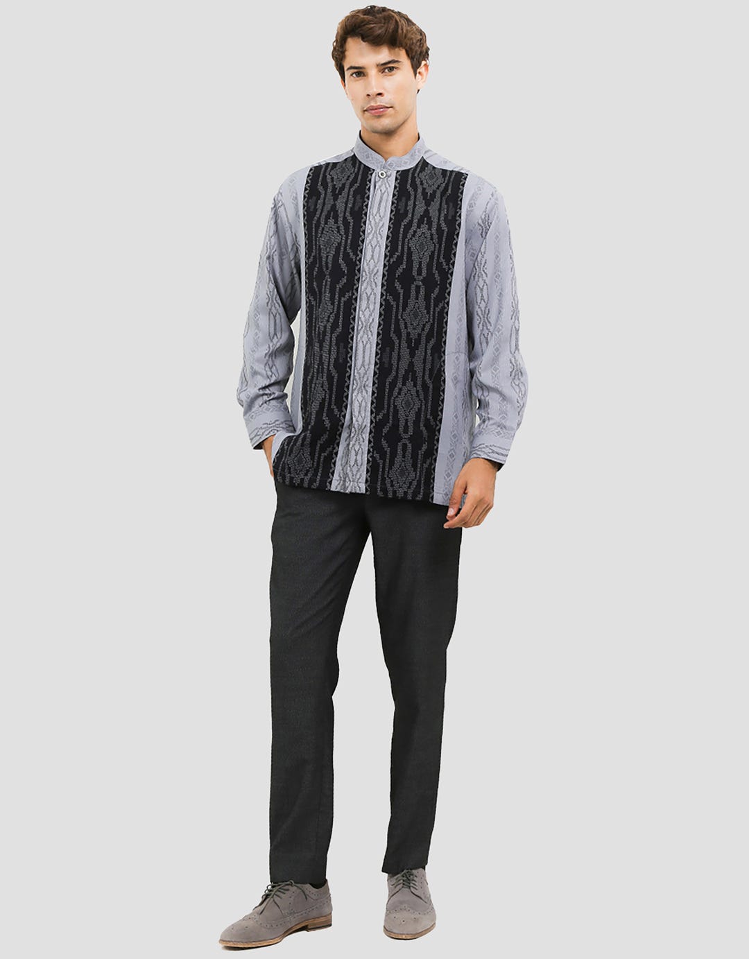 Arjuna Weda Tenun Wajik Baju Koko Pria