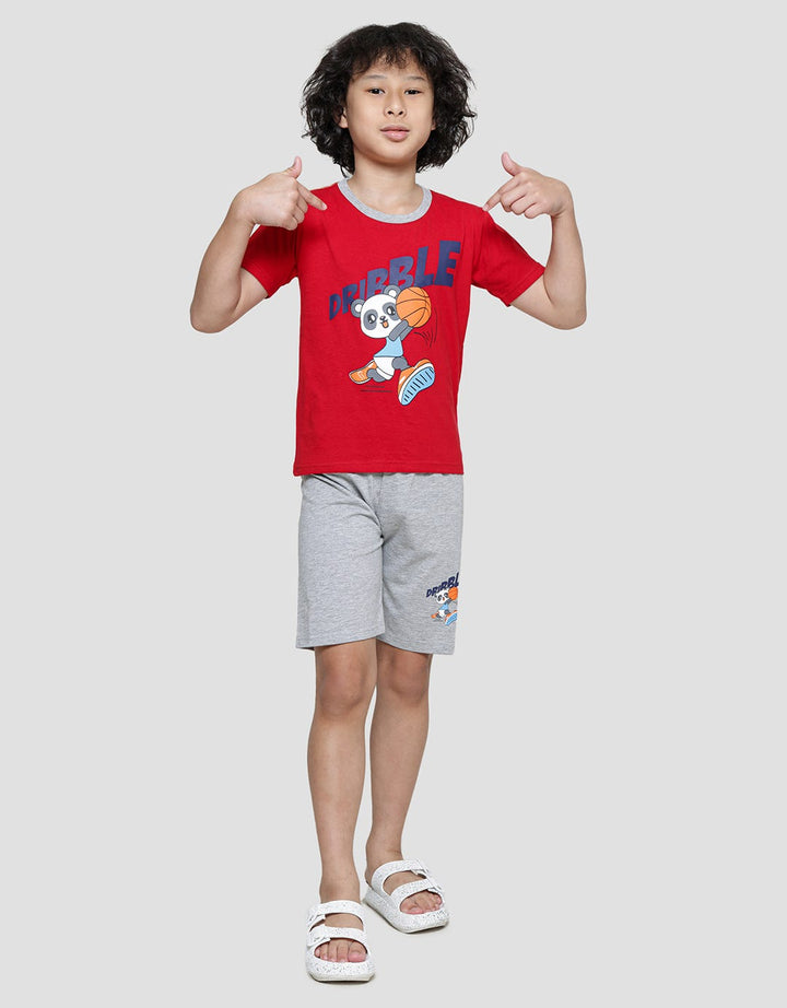 Little M Sport Animal Boys Clothes Set