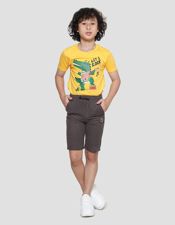 Little M Woven Corduroy Boys Shorts