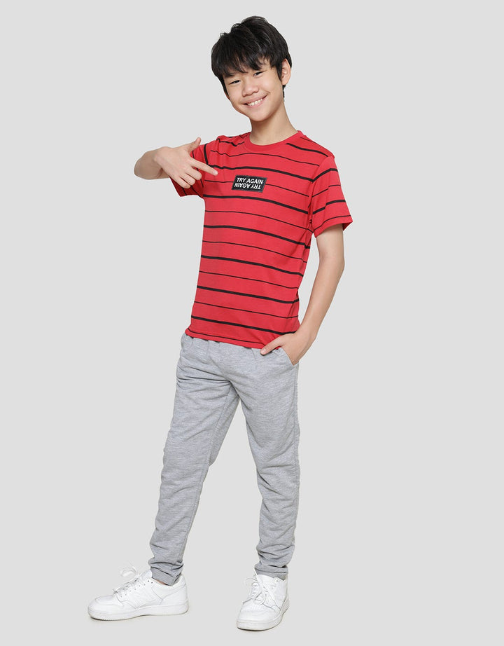 Nevada Try Again Stripe Boys T-Shirt