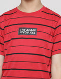 Nevada Try Again Stripe Boys T-Shirt