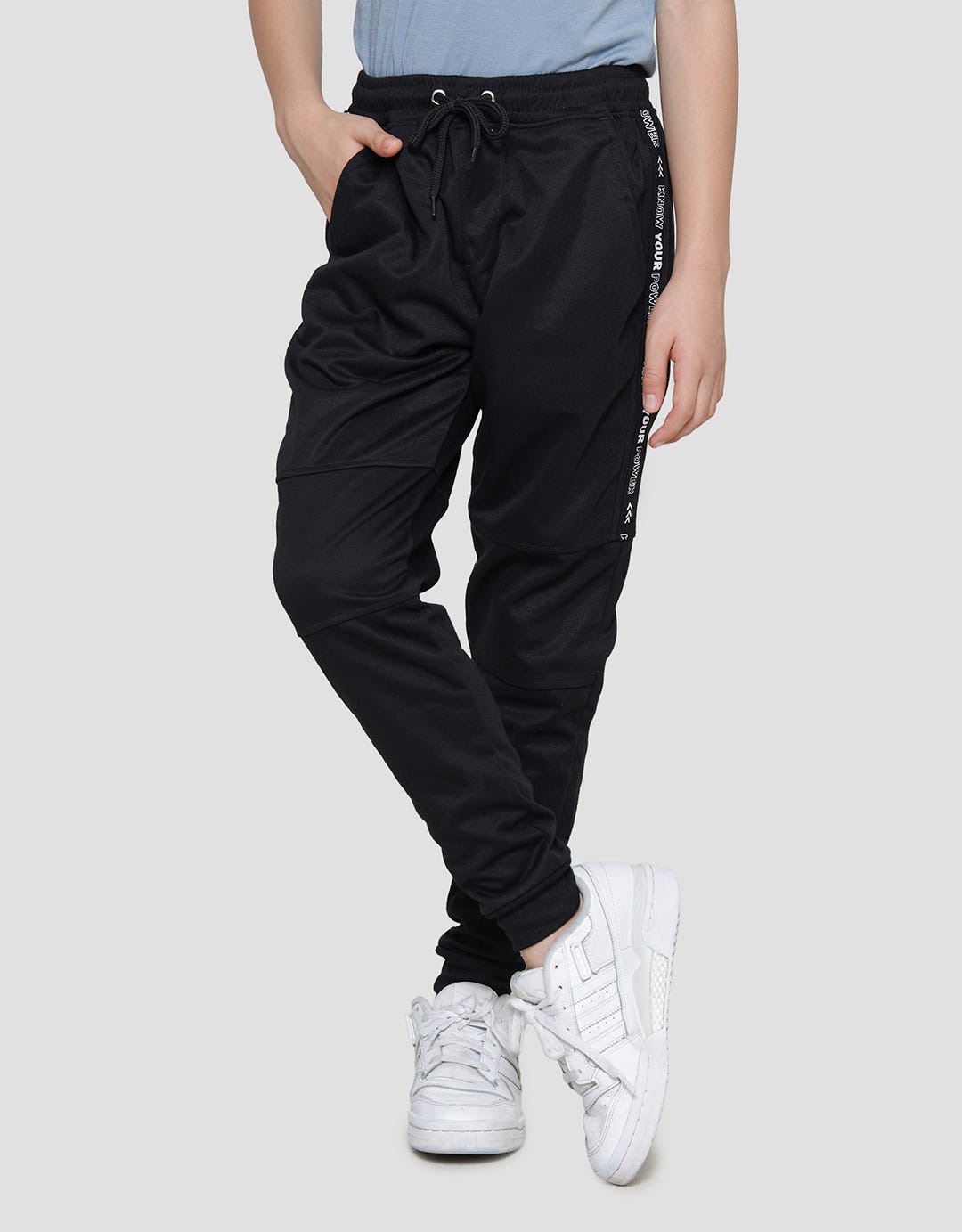 Nevada Double Knit With Print Tape  Jogger Anak Laki-laki