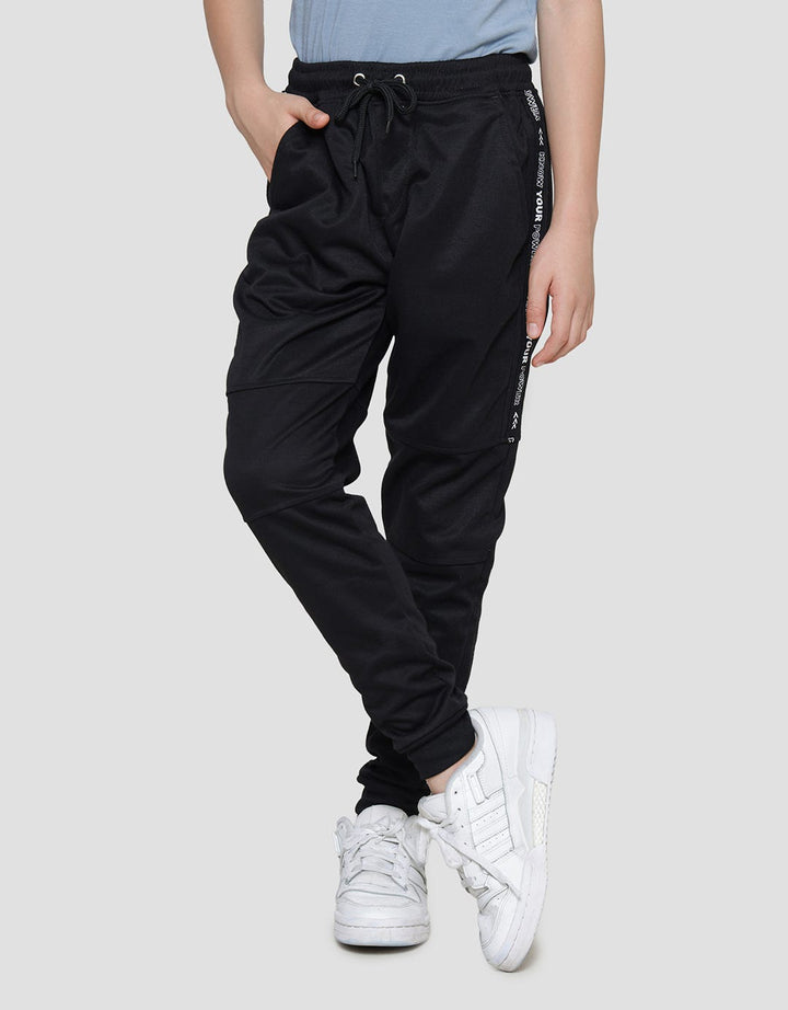 Nevada Double Knit With Print Tape  Jogger Anak Laki-laki